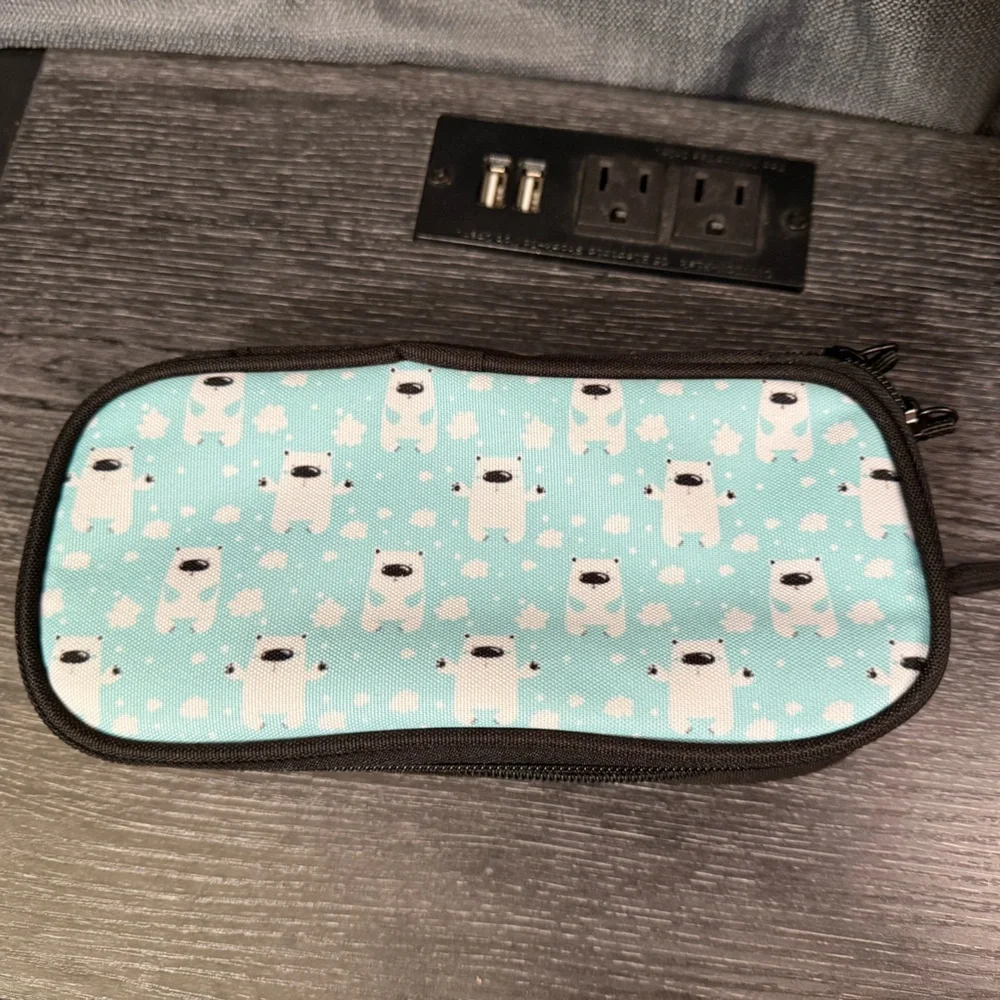 NWOT Cute Polar Bear Pencil Case